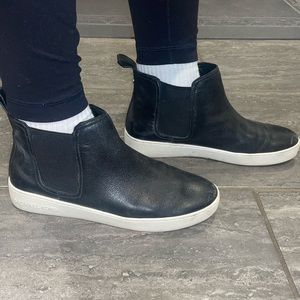 Michael Kors Black leather ankle boots